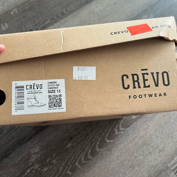 Crevo Chestnut Leather Mens Boots size 13 - Picture 9 of 9